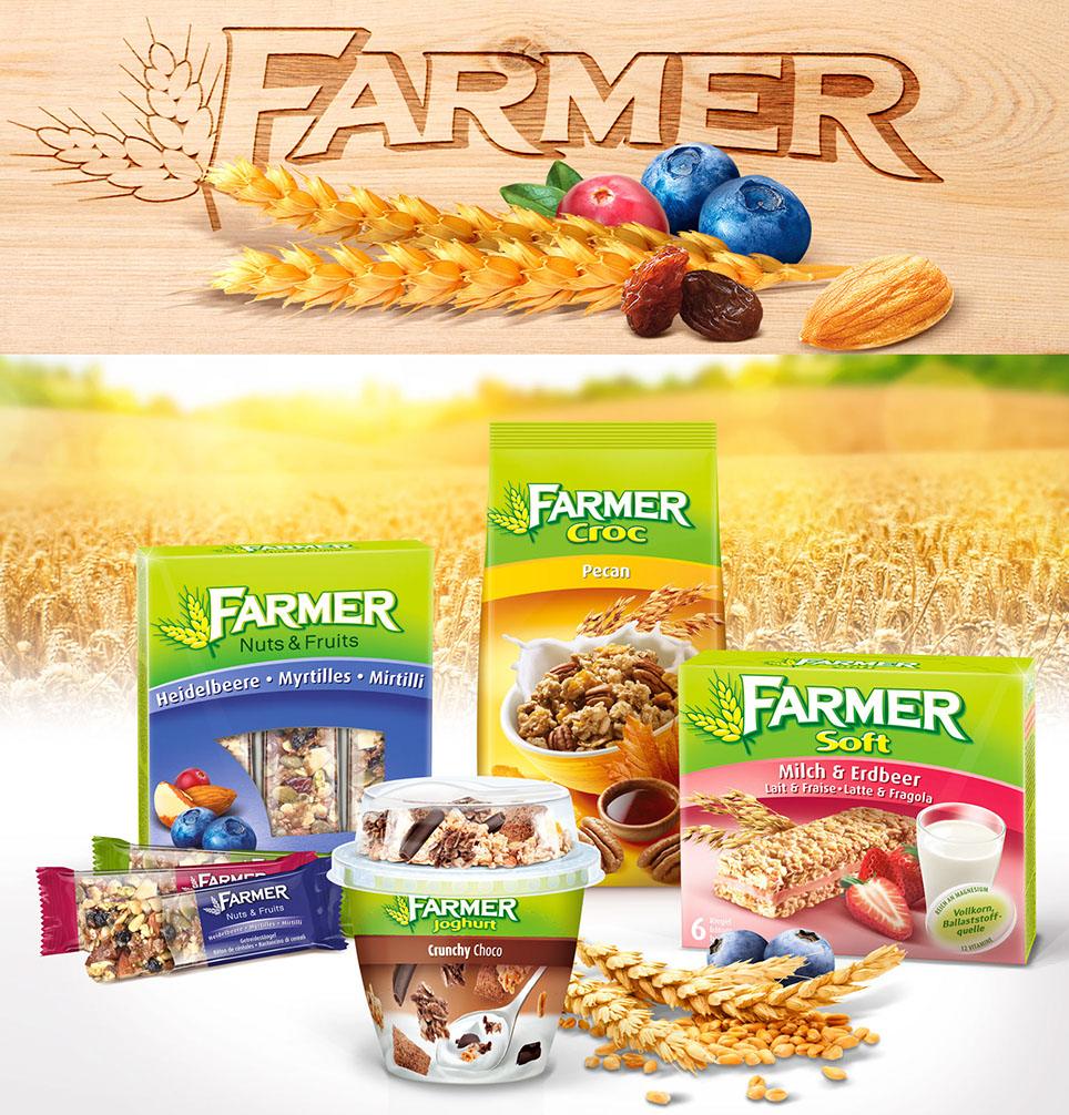 Farmer the swiss cereal brand